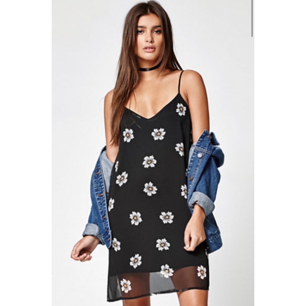Kendall and Kylie Chiffon Slip Dress